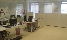 Detalle del interior de las oficinas de Afades